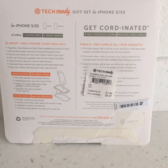 Tech Candy Gift Set for iPhone 5/5S - Picture 2 of 4